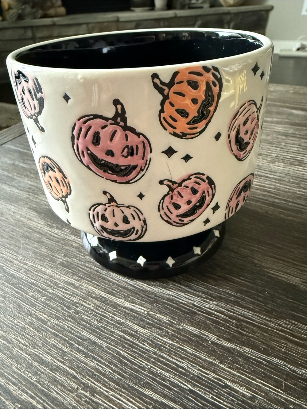 NWT Ceramic Pumpkin Halloween Dish